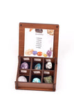 Pisces Starsign Stone Set in Wooden Box