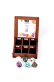Pisces Starsign Stone Set in Wooden Box