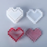 Pixel Love Storage Box UV Resin Mold Jewelry Accessories Jewelry Tools