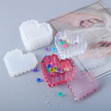 Pixel Love Storage Box UV Resin Mold Jewelry Accessories Jewelry Tools