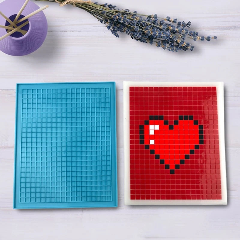 Coaster Epoxy Resin Mold Cup Mat Casting Silicone Mould DIY Crafts