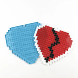 Pixel Puzzle Coaster Epoxy Resin Mould DIY Crafts