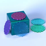 DIY Coaster Molds Silicone Tray Molds Epoxy Resin Casting Molds