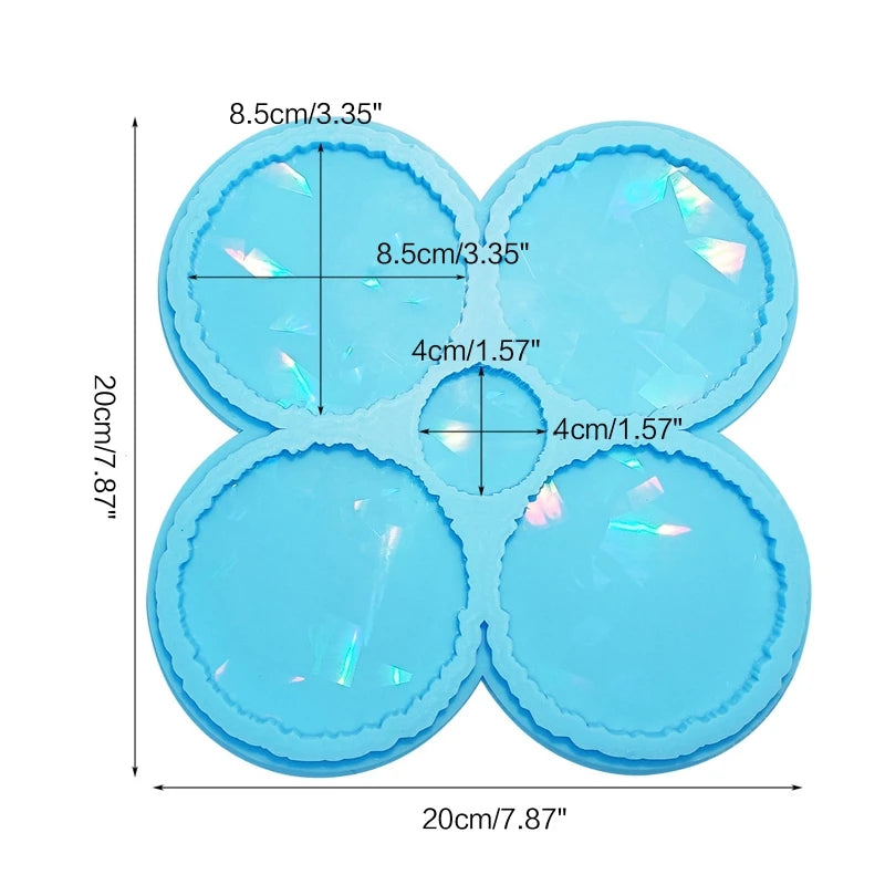 Silicone Tray Molds Epoxy Resin DIY Casting Home Decor