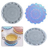 DIY Coaster Molds Silicone Tray Molds Epoxy Resin Casting Molds