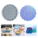 DIY Coaster Molds Silicone Tray Molds Epoxy Resin Casting Molds
