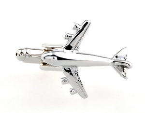 Plane Cufflink Cuff Link - 2 Pairs Set
