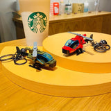 Metal Fighter Model Key Chain for Men - Creative Aircraft Pendant Keychains