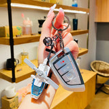 Metal Fighter Model Key Chain for Men - Creative Aircraft Pendant Keychains