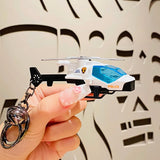 Metal Fighter Model Key Chain for Men - Creative Aircraft Pendant Keychains