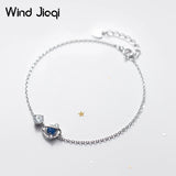 Glitter Dreamy Crystal Silver Bracelets for Women