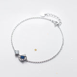 Glitter Dreamy Crystal Silver Bracelets for Women