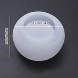 Silicone Succulent Flowerpot Mold Epoxy Resin Dish Plate Mould