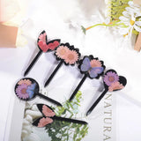Potted Card Silicone Mold Flower Tag Crystal Epoxy Resin Mold