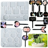 Plants Tag Resin Mold Garden Tag Silicone Mold Epoxy Kindergarten Label Mold