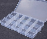 Adjustable 15 Slot Jewelry Tool Box Organizer