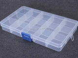 Adjustable 15 Slot Jewelry Tool Box Organizer