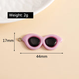 Plastic Sunglasses Charms for DIY Jewelry Making Keychain Bracelet Earrings