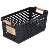 Plastic Desktop Storage Basket Rectangular Bathroom Portable Storage Box