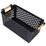 Plastic Desktop Storage Basket Rectangular Bathroom Portable Storage Box