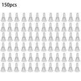 Clear Plastic Earring Posts Backs Ear Pins Earnuts for Men Women