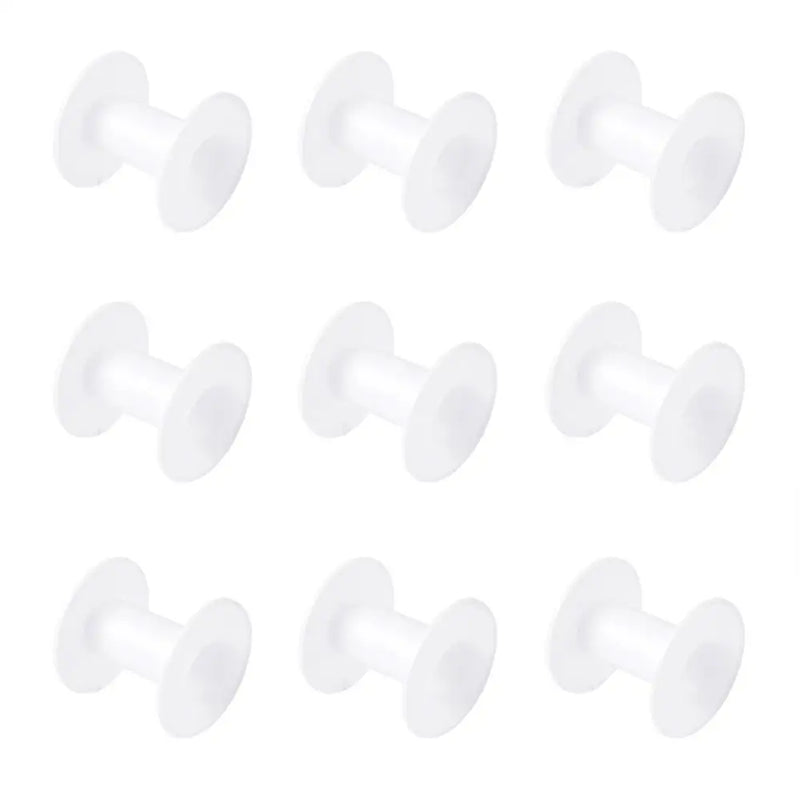 Plastic Empty Wire Thread Bobbins White 28x58mm