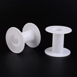 Plastic Empty Wire Thread Bobbins White 28x58mm