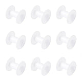 Plastic Empty Wire Thread Bobbins White 28x58mm