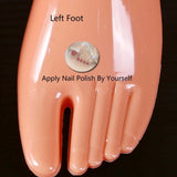 Plastic Female Model Foot Support Shoe Sock Sandal Shaper Tool Display