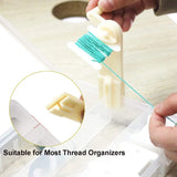 Plastic Floss Bobbins & Winder Cross-Stitch Embroidery Thread Holder