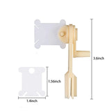 Plastic Floss Bobbins & Winder Cross-Stitch Embroidery Thread Holder