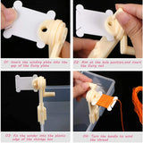 Plastic Floss Bobbins & Winder Cross-Stitch Embroidery Thread Holder