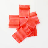 100pcs 5x7cm Red PE Zip Lock Jewelry Gift Bags