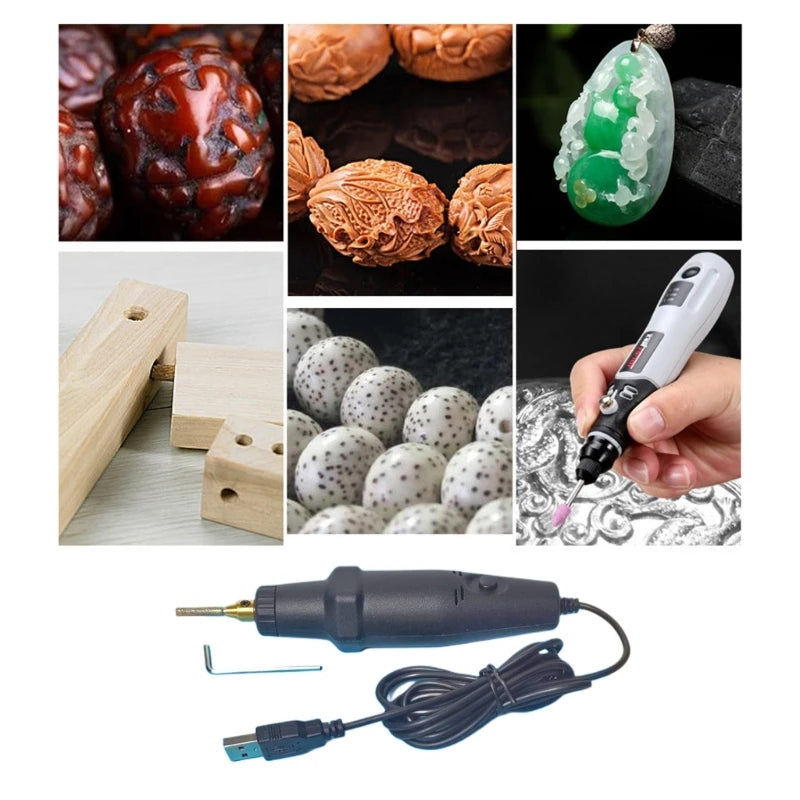 Plastic Jade Polishing Pen Micro-drill Jade Stone Carving Tool