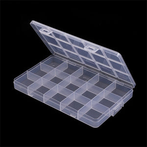 Adjustable Plastic Jewelry Box Storage Organizer