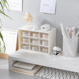 9-Slot Plastic Jewelry Storage Box Dustproof Case