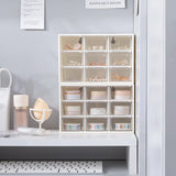 9-Slot Plastic Jewelry Storage Box Dustproof Case