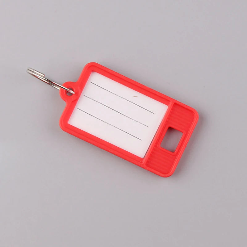 Plastic Label Keychain Luggage Tag Hotel Number Tag