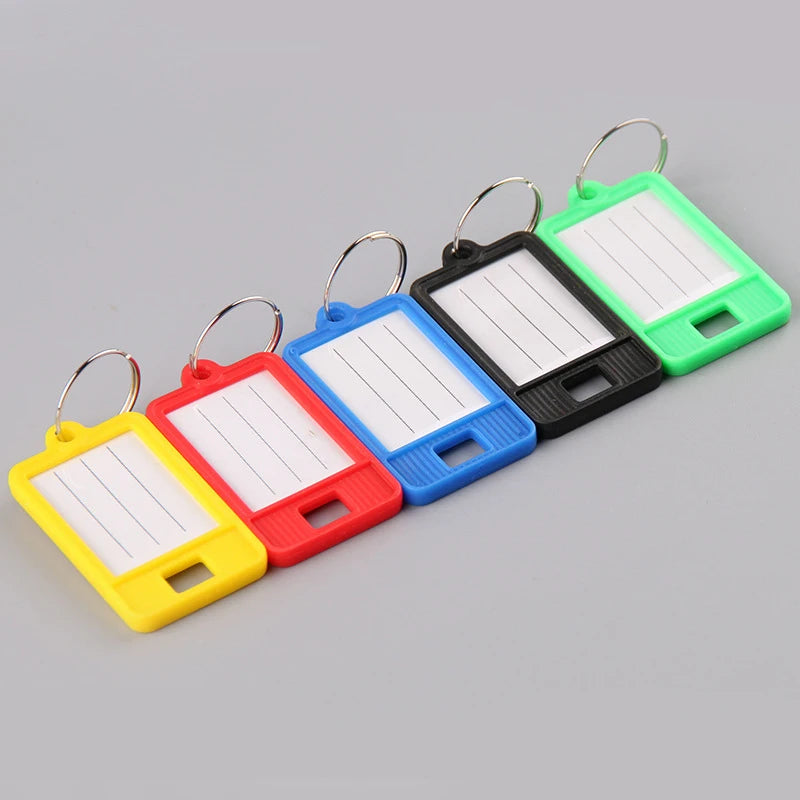 Plastic Label Keychain Luggage Tag Hotel Number Tag