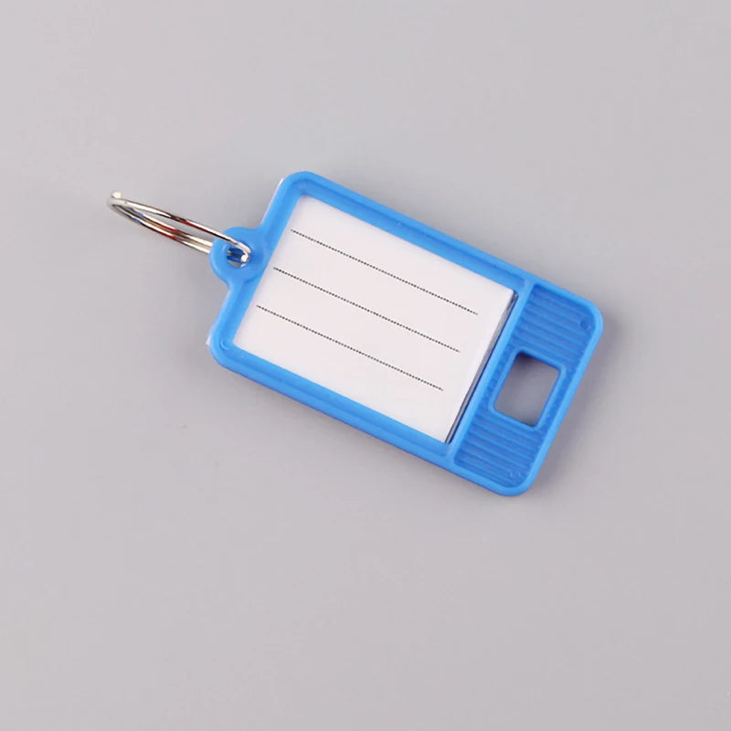Plastic Label Keychain Luggage Tag Hotel Number Tag