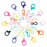 Plastic Lobster Claw Clasps Iron Jump Rings Mixed Clasps 105pcs