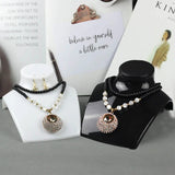 Plastic Necklace Rack Earrings Stud Display Rack
