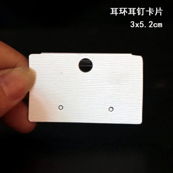 Plastic Paper Jewelry Display Cards for Ear Studs