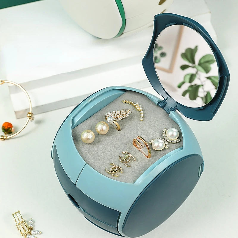 Plastic Revolving Jewelry Storage Box for All Jewelry