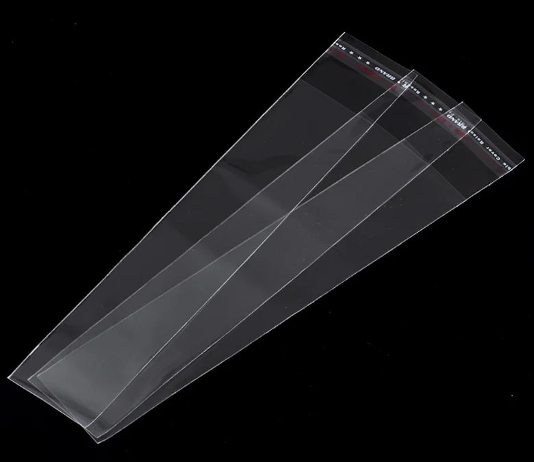 200PCs Transparent Self-Seal Bags for Jewelry Storage