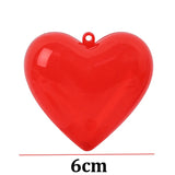 Red Heart-shaped Gift Storage Boxes for Jewelry DIY Hanging Ornament