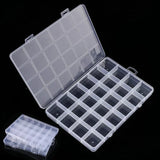 Adjustable Plastic Jewelry Box for Beads and Earrings