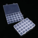 Adjustable Plastic Jewelry Box for Beads and Earrings