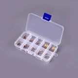Adjustable Plastic Jewelry Box for Beads and Earrings
