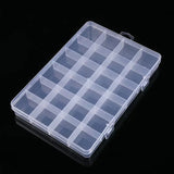 Adjustable Plastic Jewelry Box for Beads and Earrings